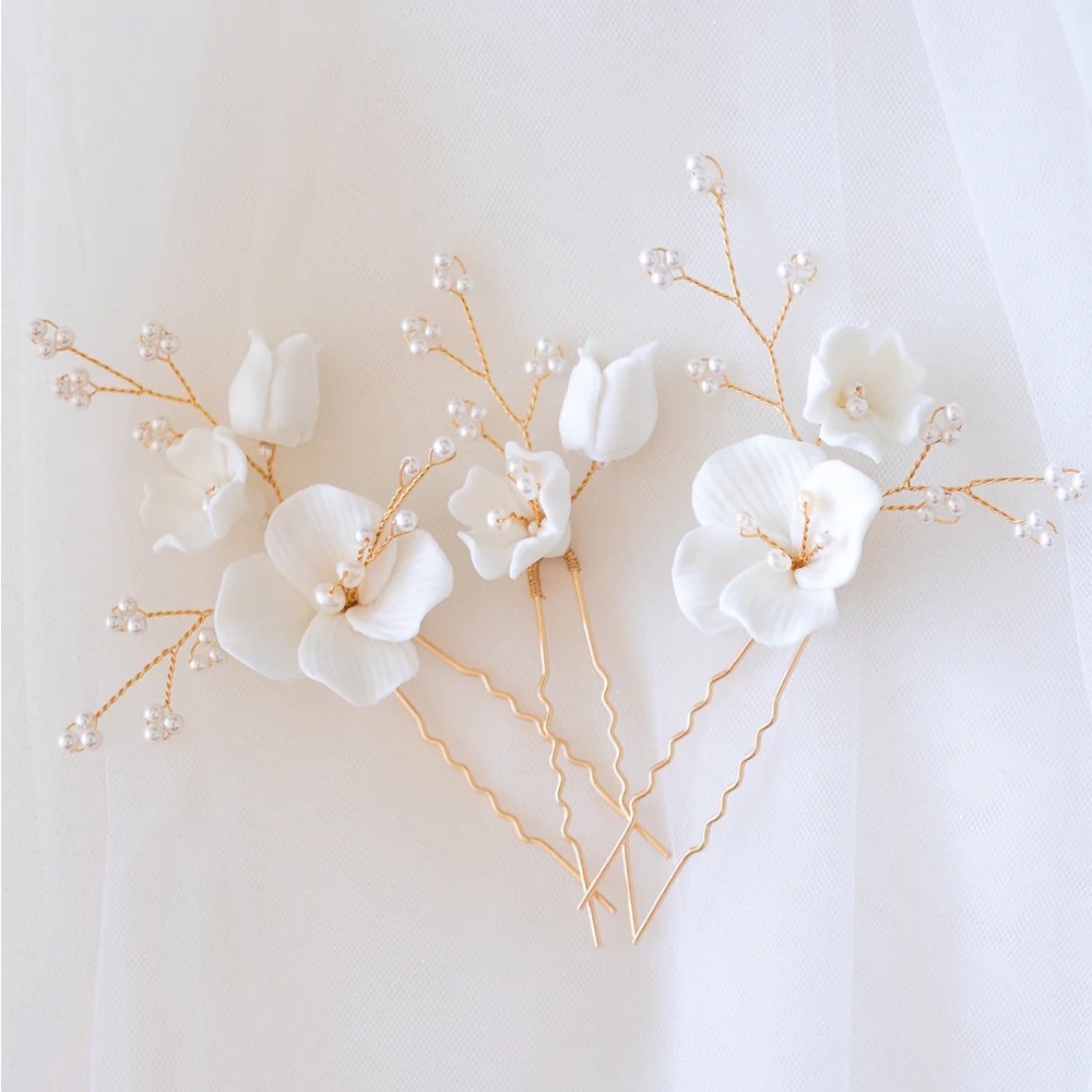 Flower Hair Pins